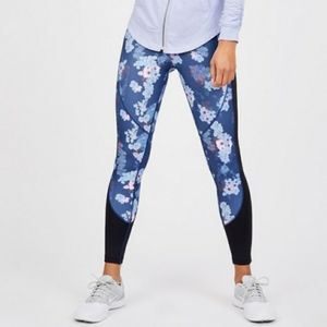 axs floral leggings size medium